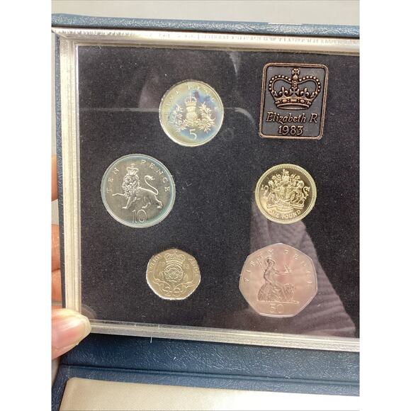 1983 UNITED KINGDOM ROYAL MINT 8 COIN PROOF SET - 8 Coins - Picture 4 of 12